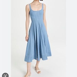 NEVER WORN Staud Denim Dress - Sold out everywhere